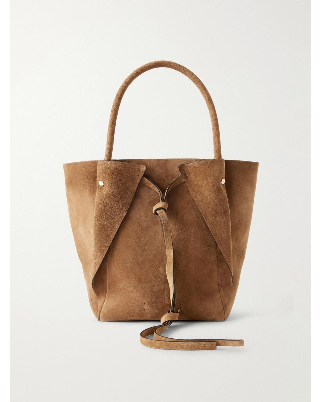 Gabriela Hearst Natural Marija Small Suede Tote