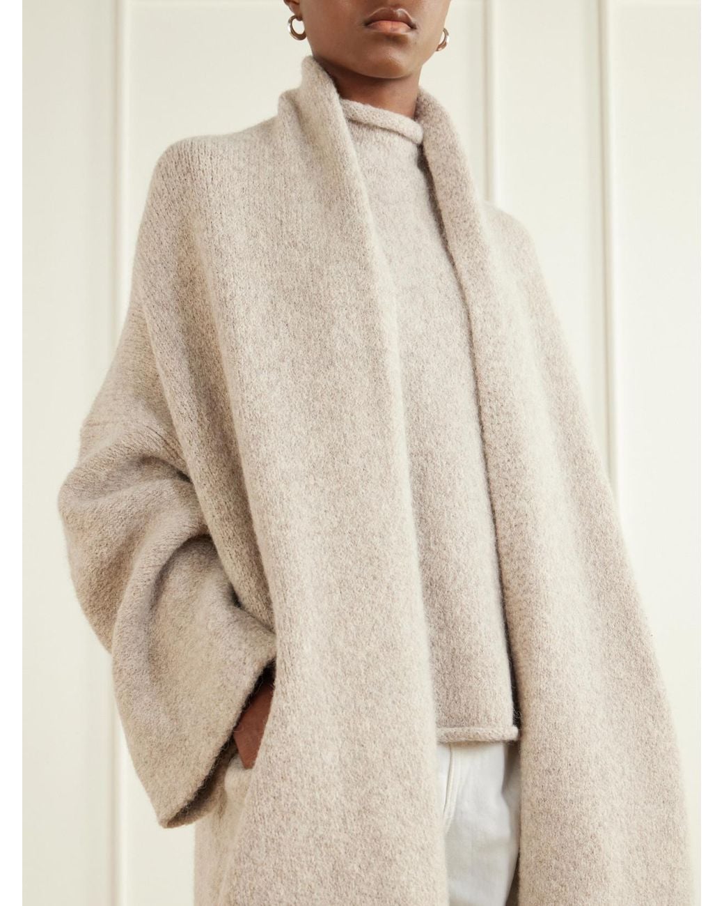 Lauren Manoogian Natural Alpaca-Blend Cardigan