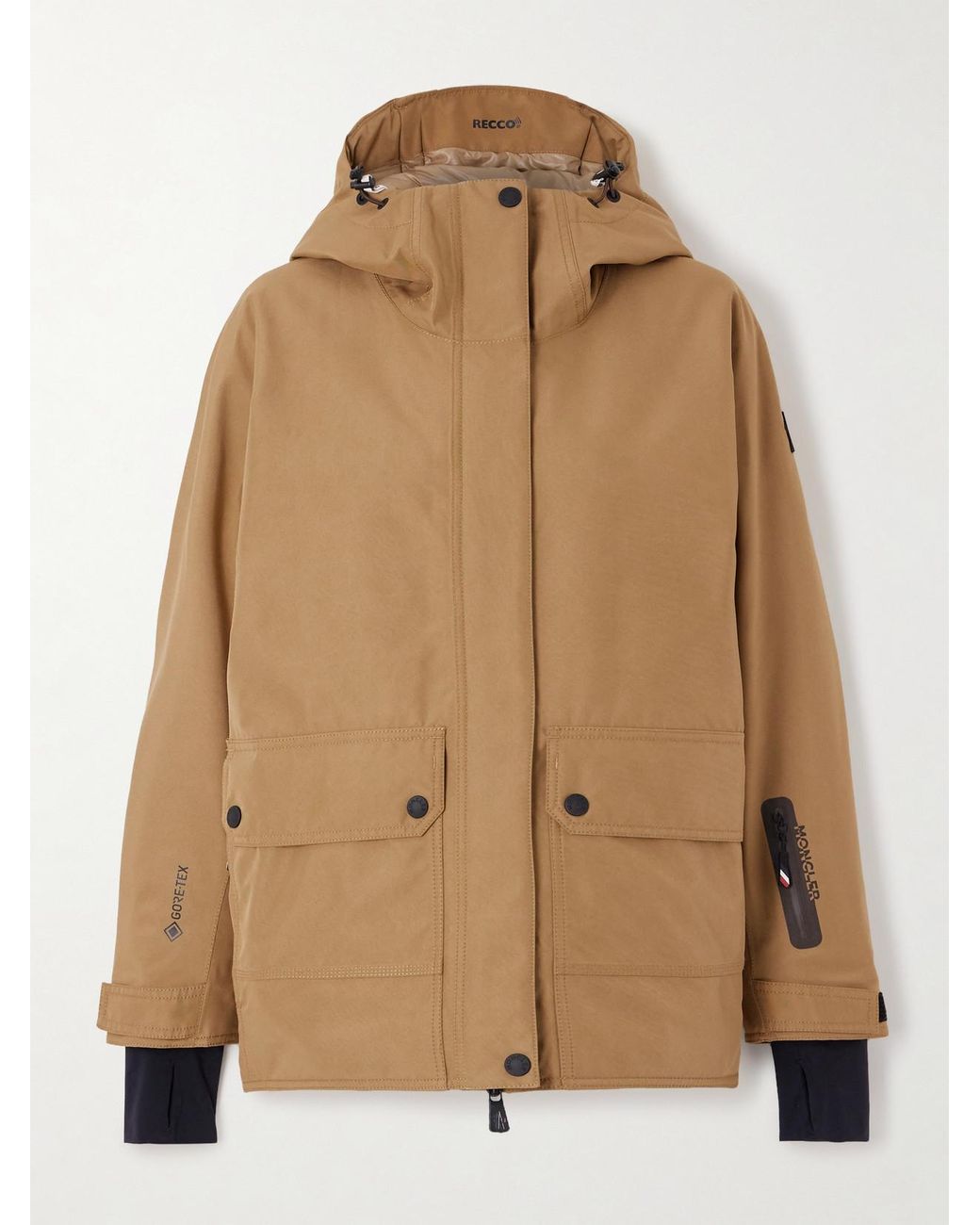 Moncler Natural Bwindi Hooded Gore-Tex 2L Ski Jacket