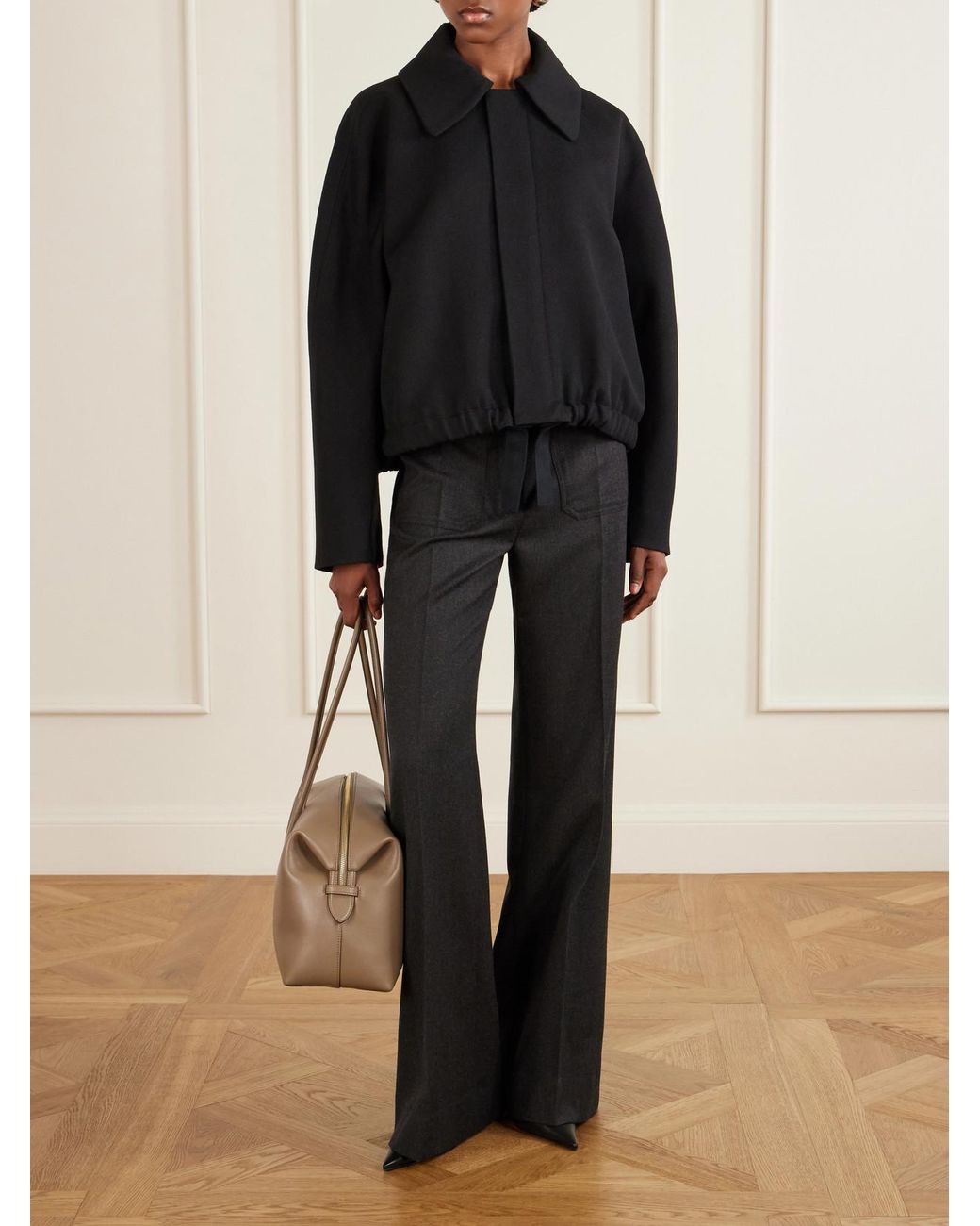 Victoria Beckham Black Arden Wool Jacket