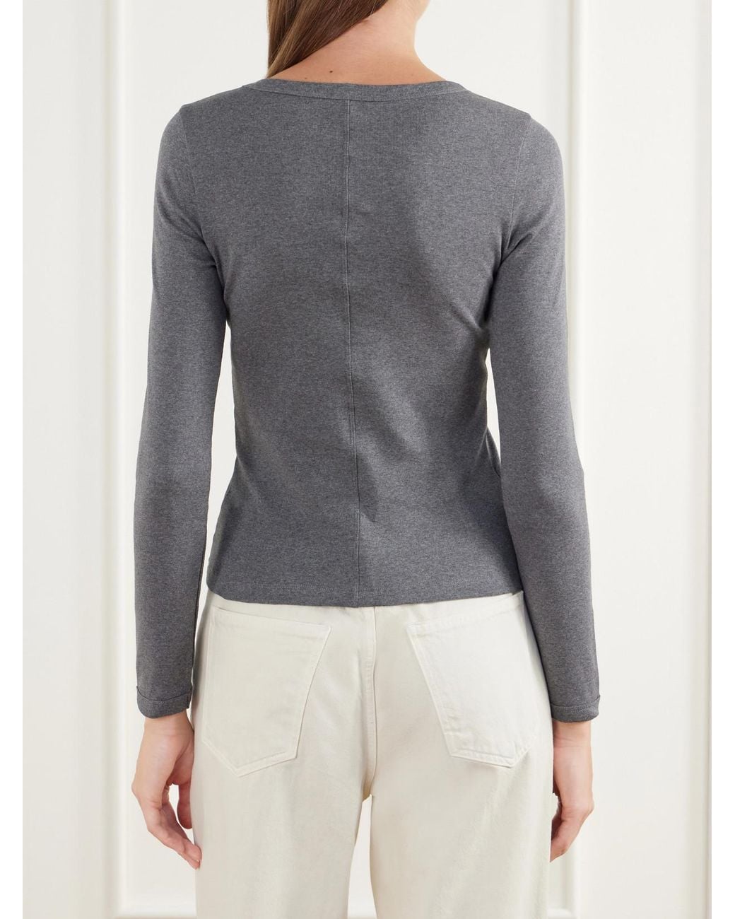 Flore Flore Gray Jill Organic Cotton-Jersey T-Shirt