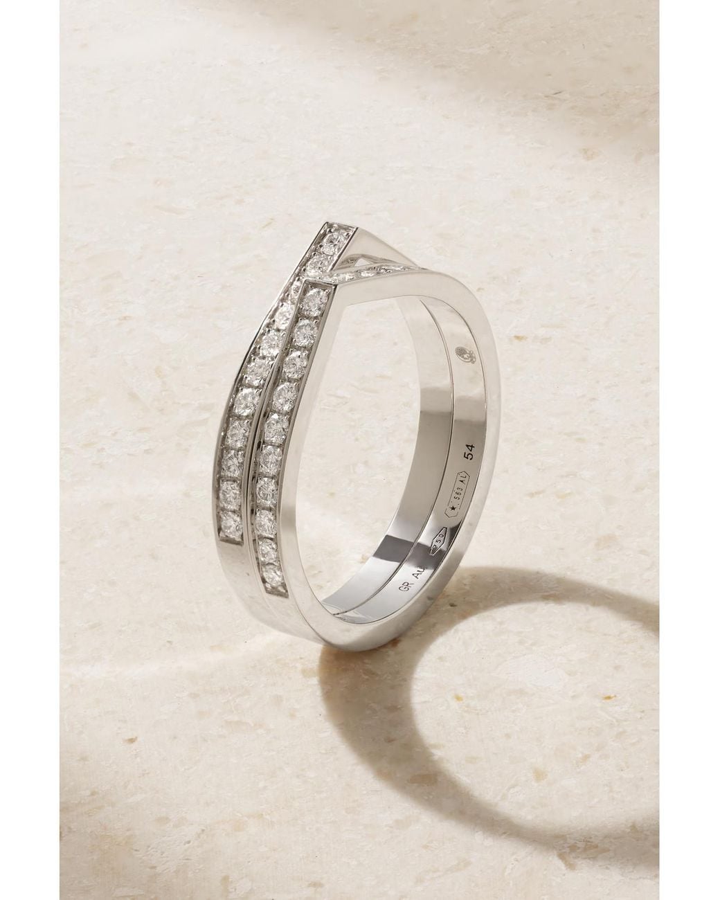 Repossi Natural Antifer 18-Karat Diamond Ring