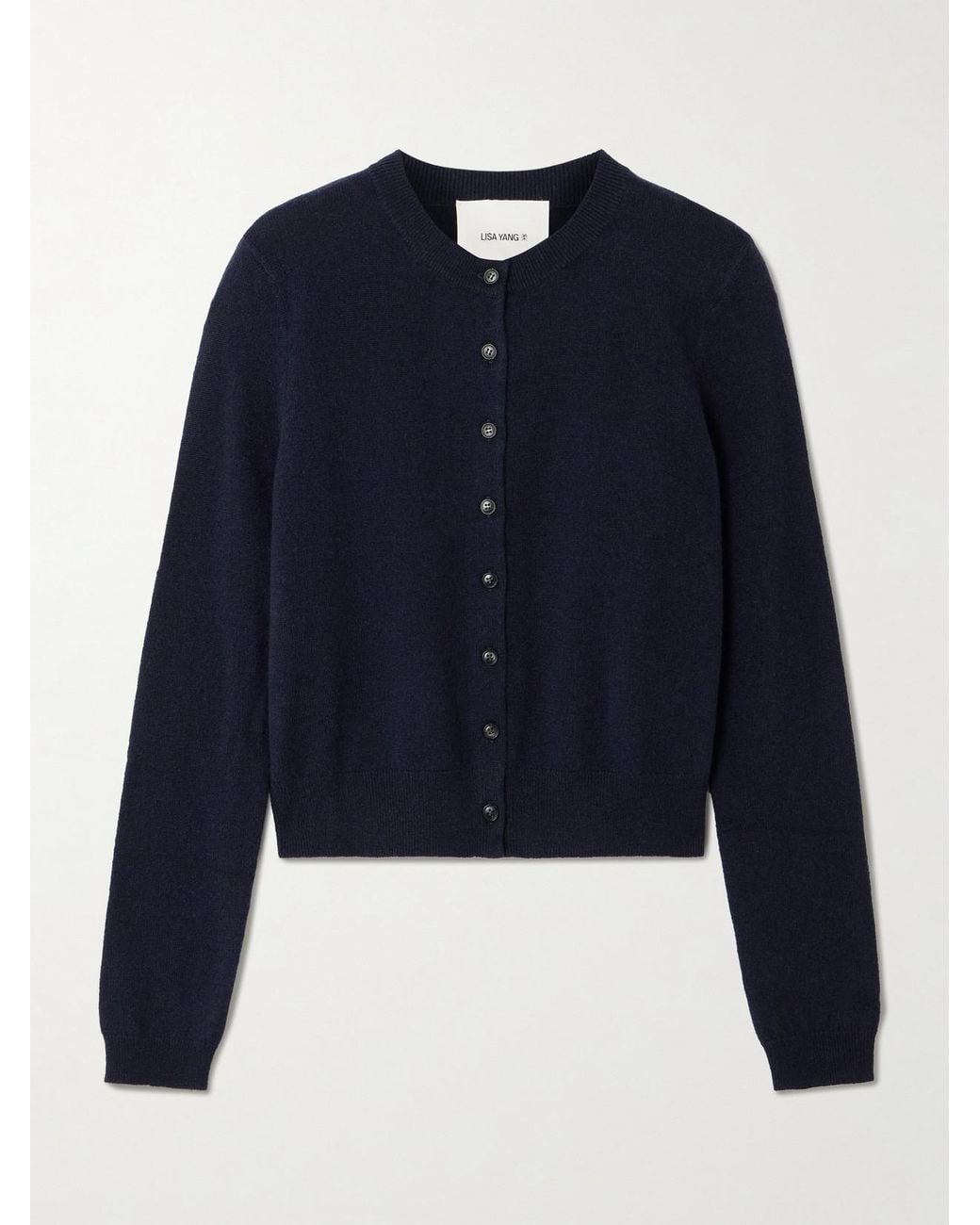 Lisa Yang Blue Karia Cashmere Cardigan