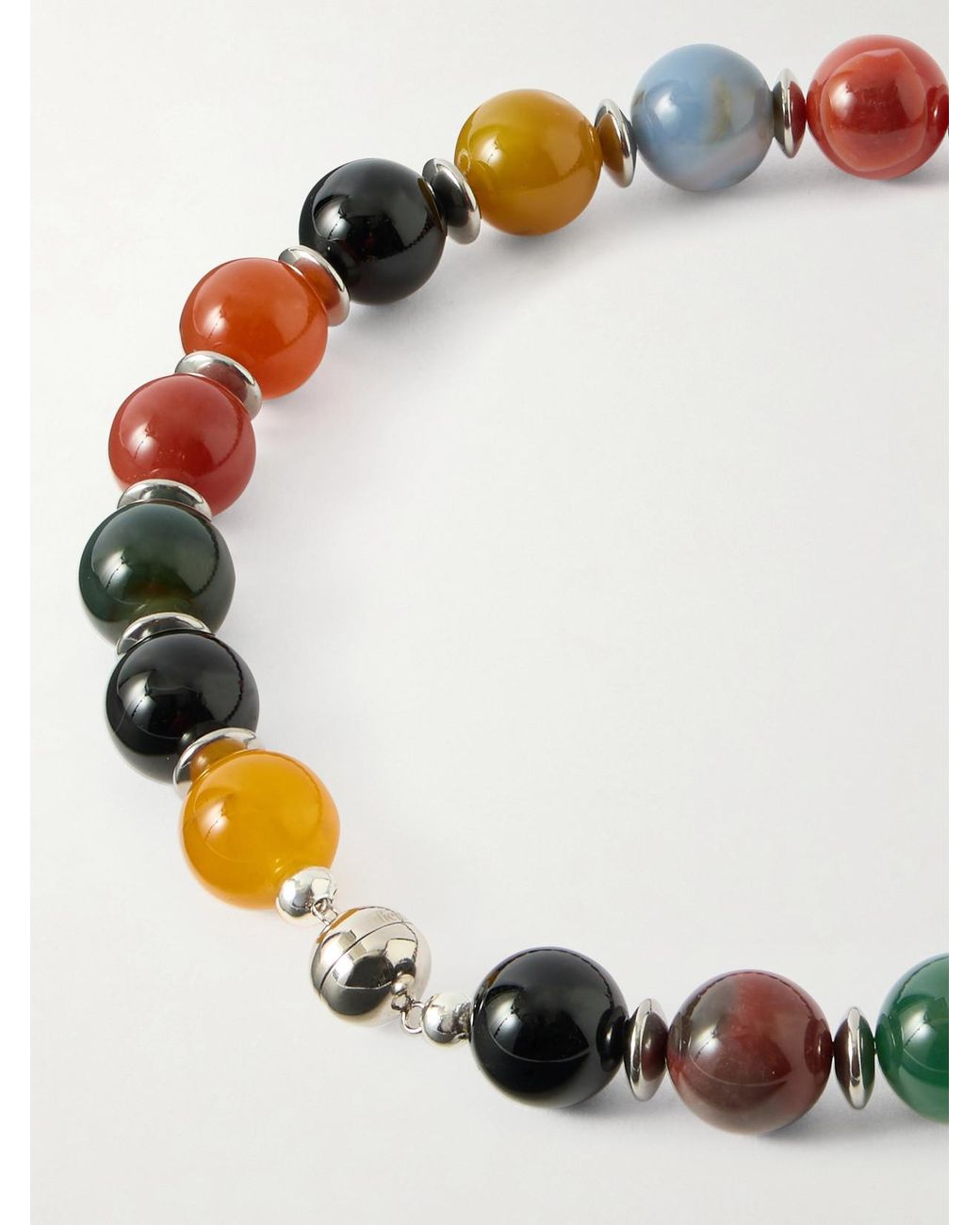 Julietta Metallic Mavis-Tone Beaded Necklace
