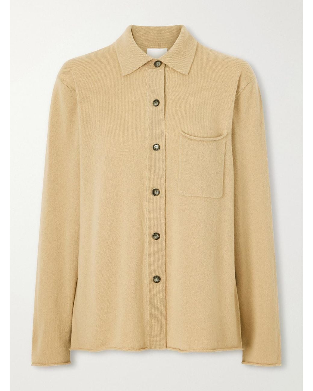 Allude Natural Cashmere Cardigan