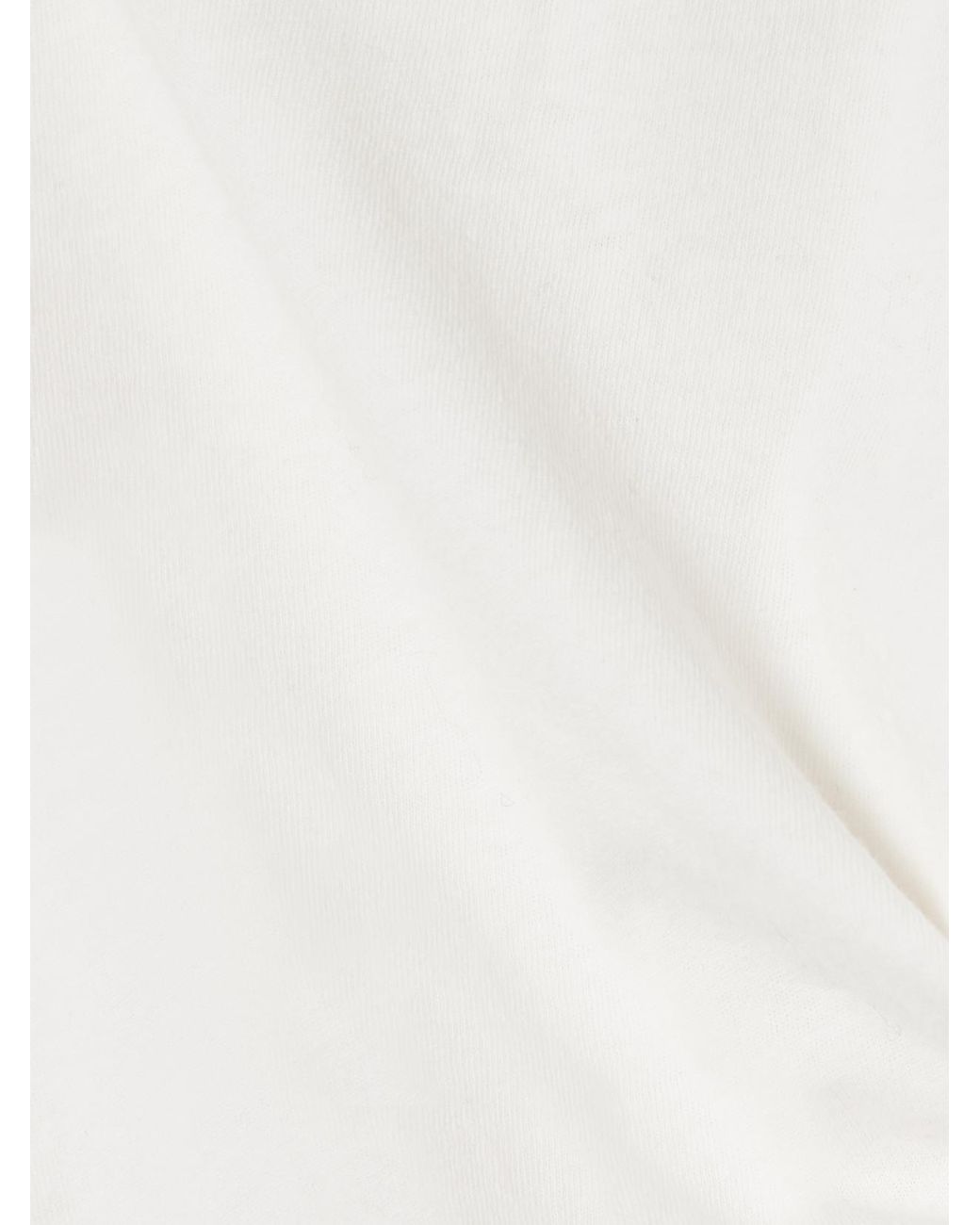 SLVRLAKE Denim White Cotton-Jersey T-Shirt
