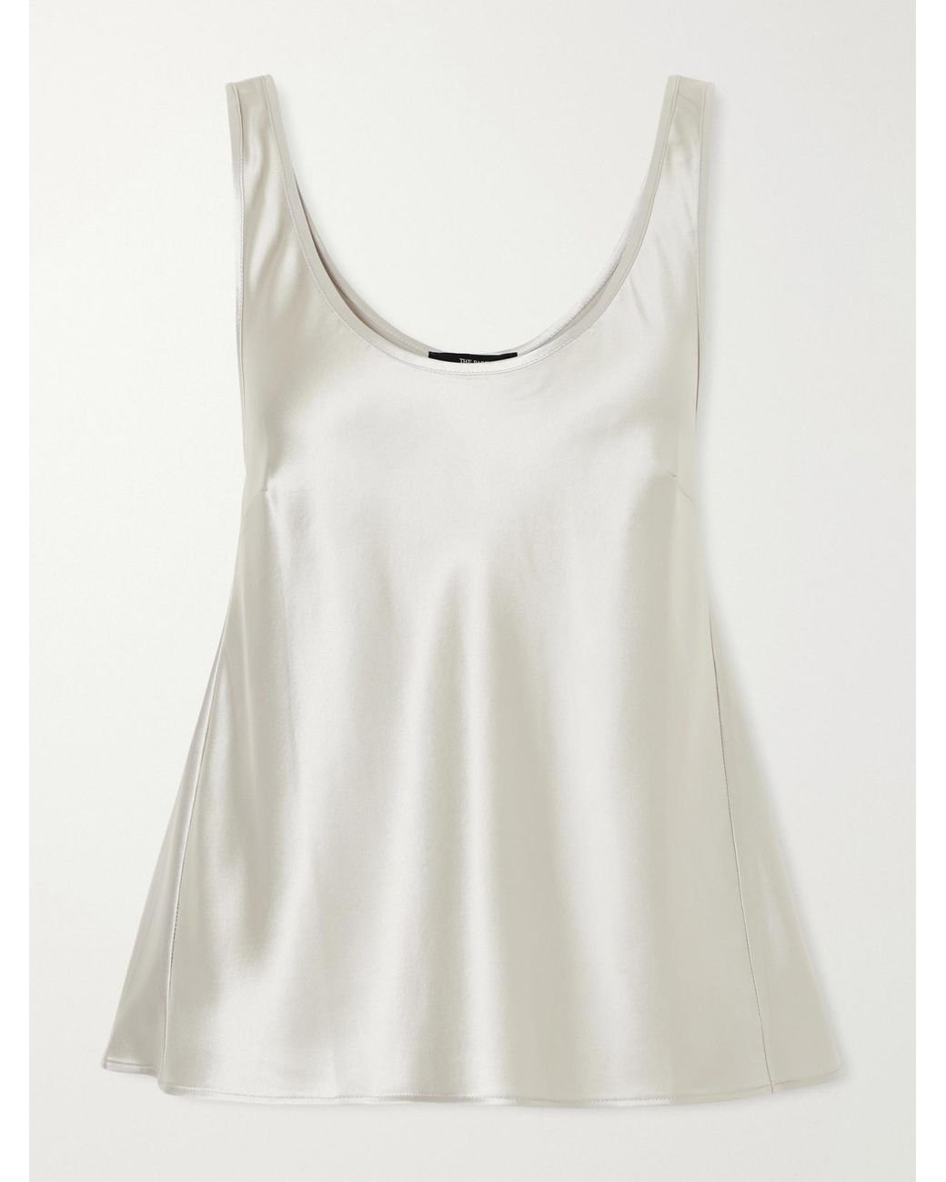 The Park White Karen Silk Tank