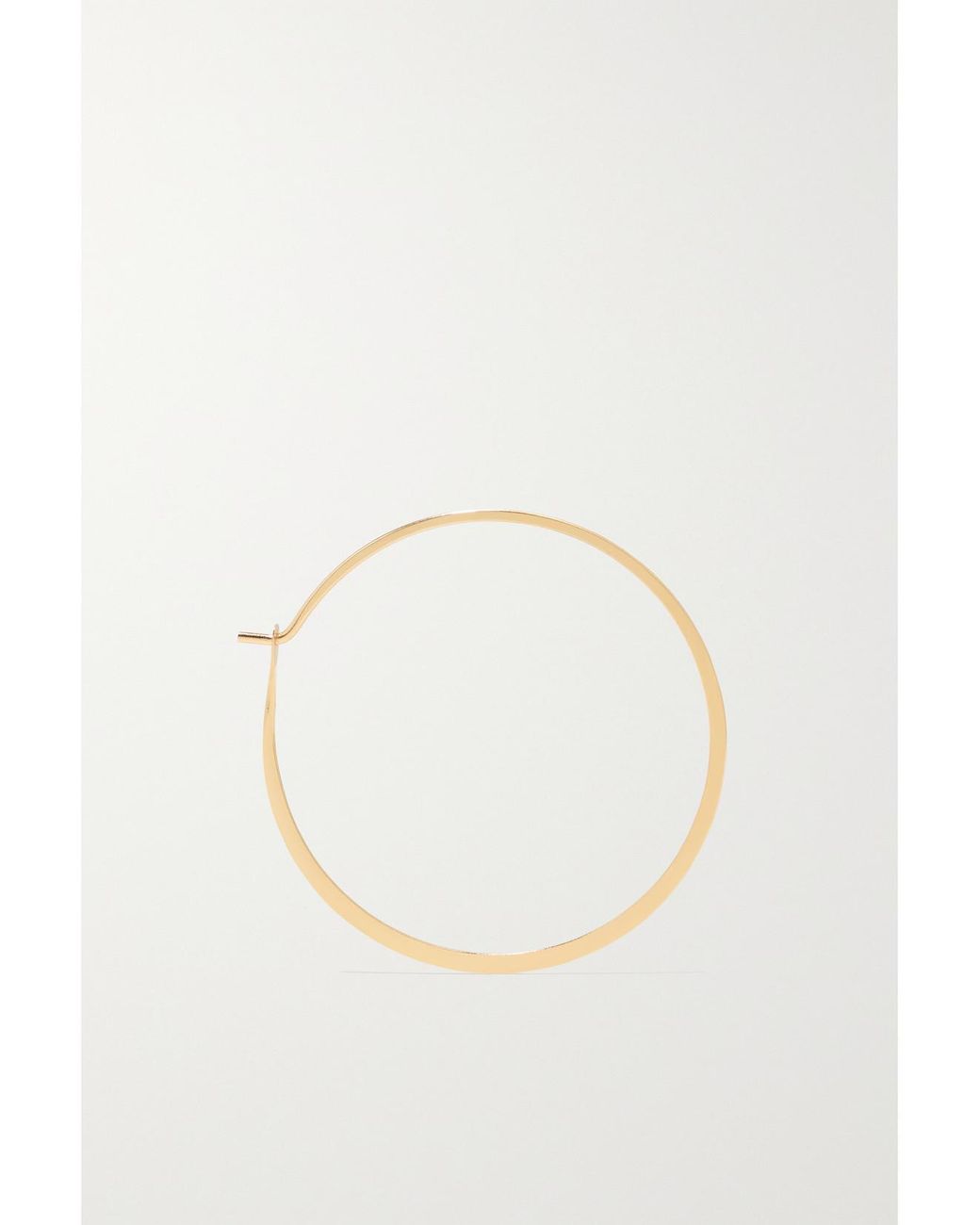 Melissa Joy Manning Natural 14-Karat Recycled Hoop Earrings