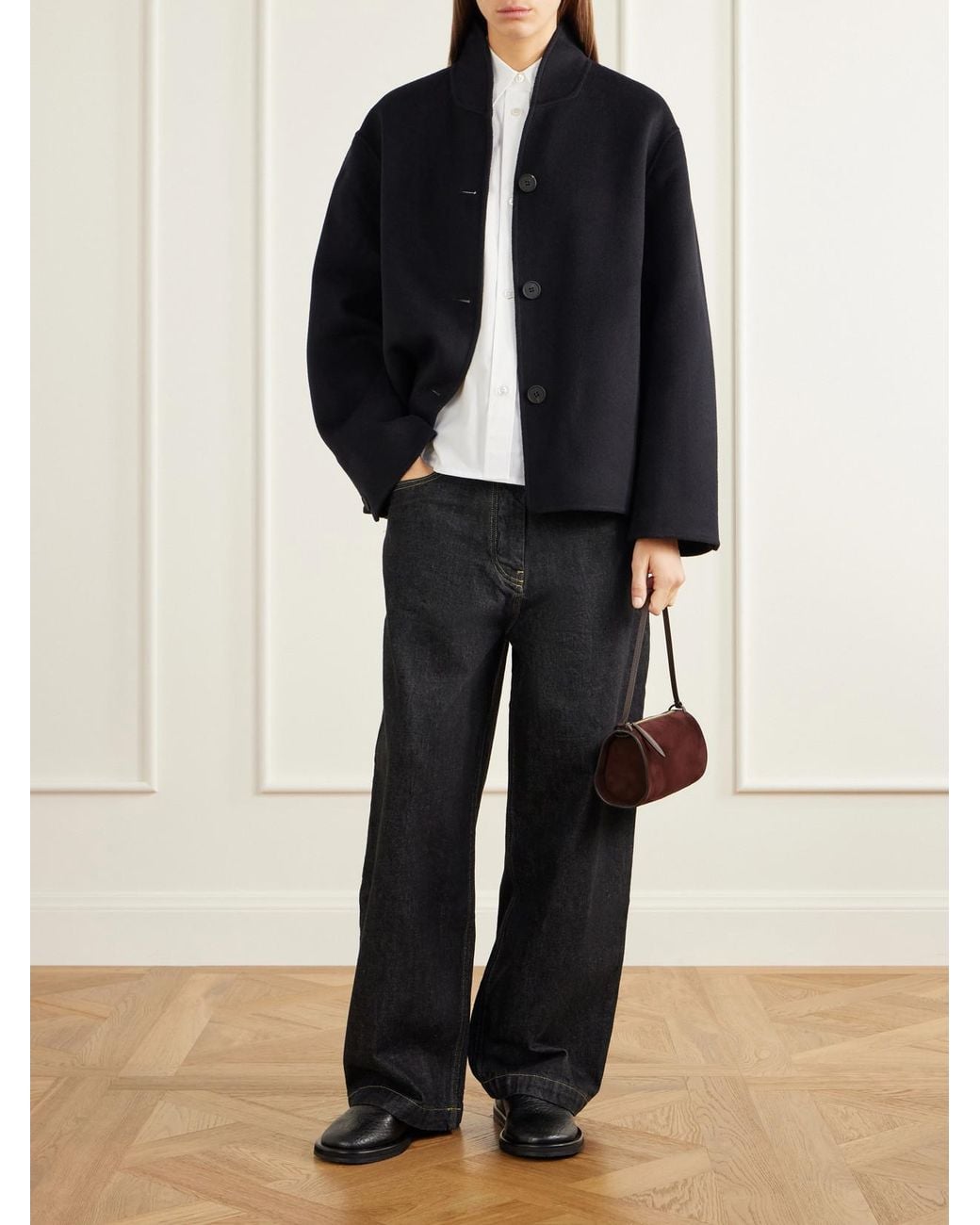 Studio Nicholson Blue Rhine Wool Jacket