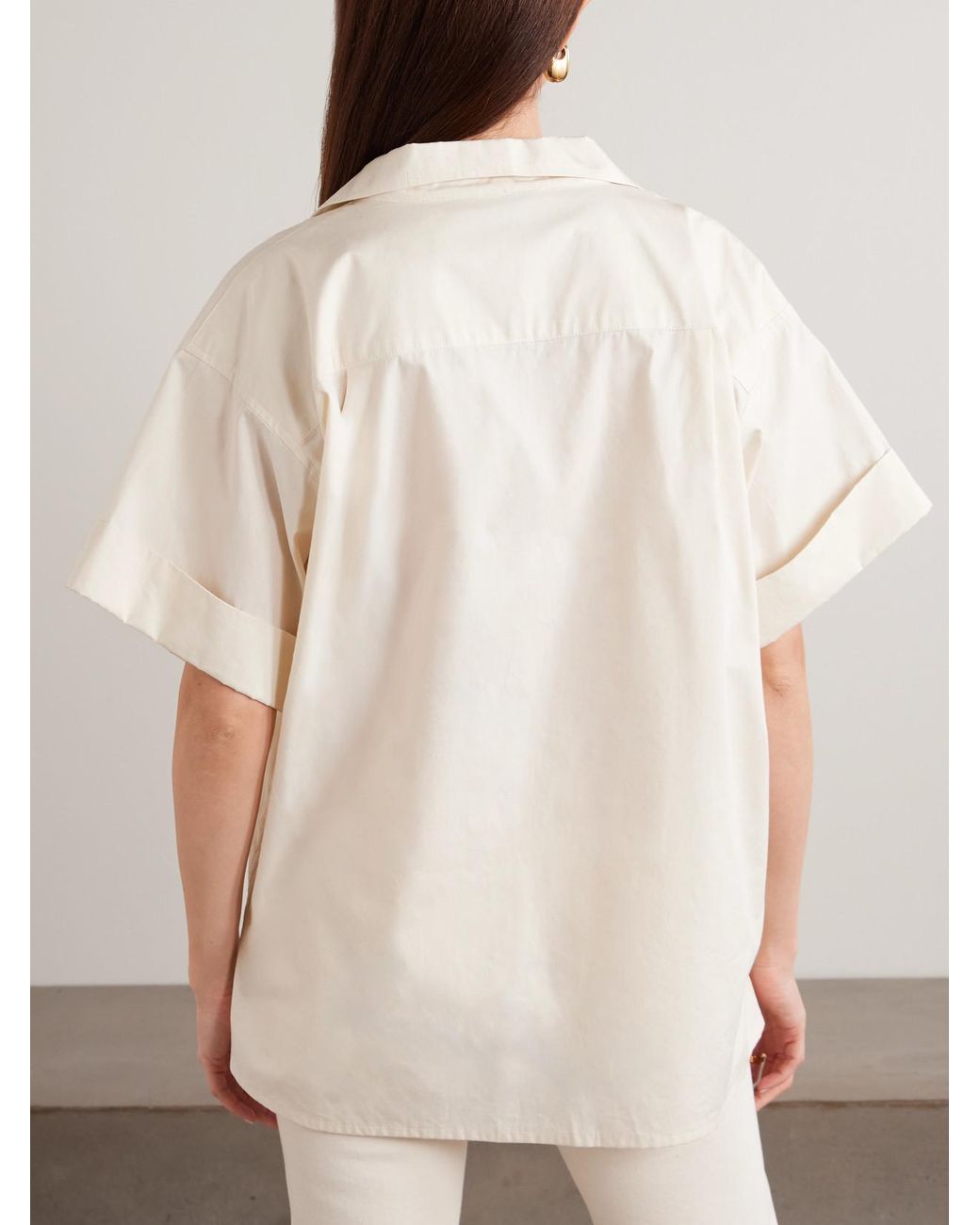 Jamie Haller Natural The Safari Cotton Shirt