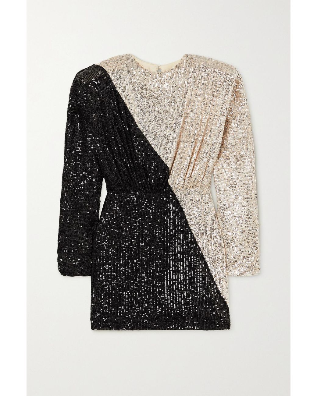 rotate birger christensen silver dress