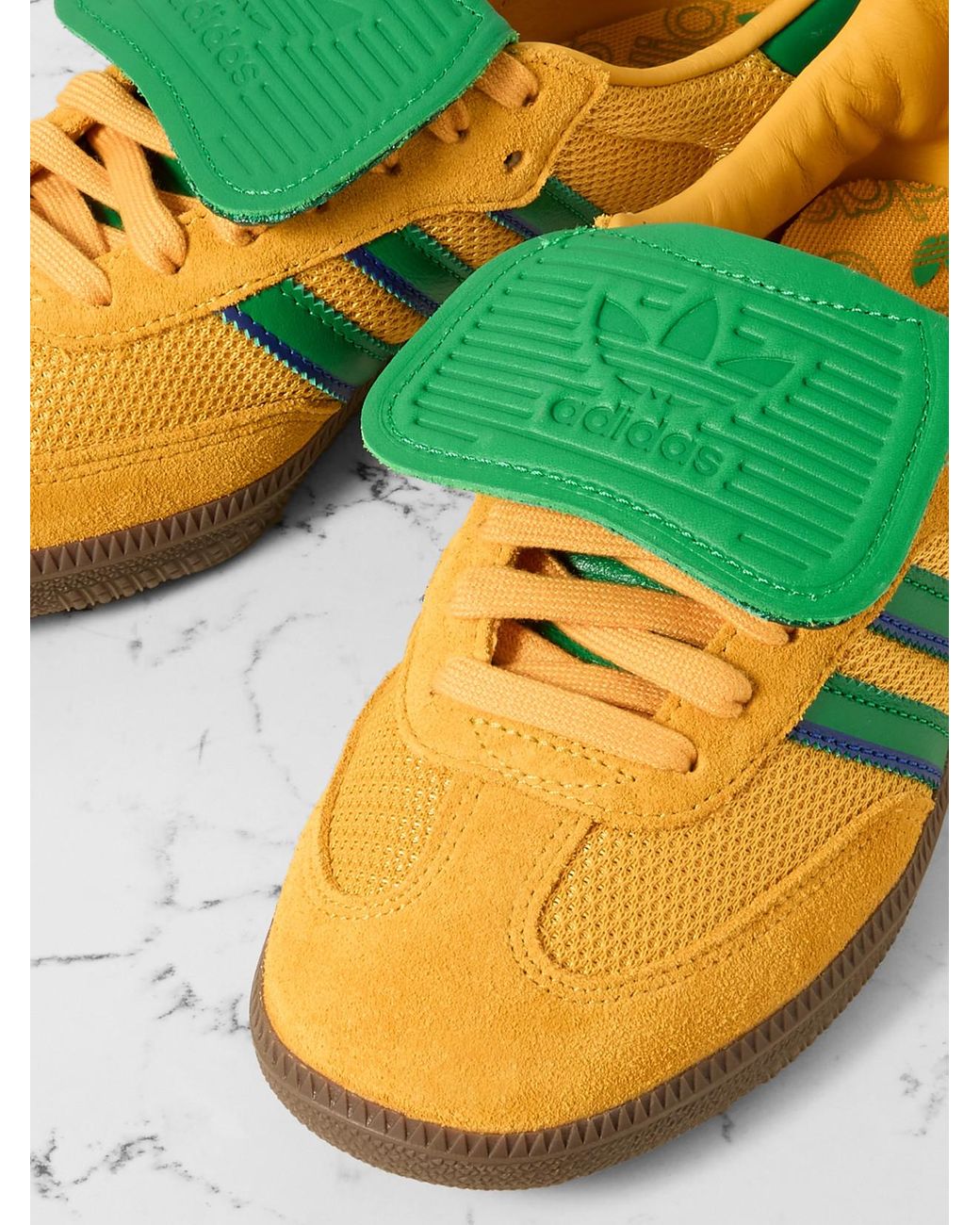 adidas Originals Samba Og Mesh, Suede And Leather Sneakers in Yellow | Lyst adidas Originals Samba Og Mesh, Suede And Leather Sneakers in Yellow | Lyst