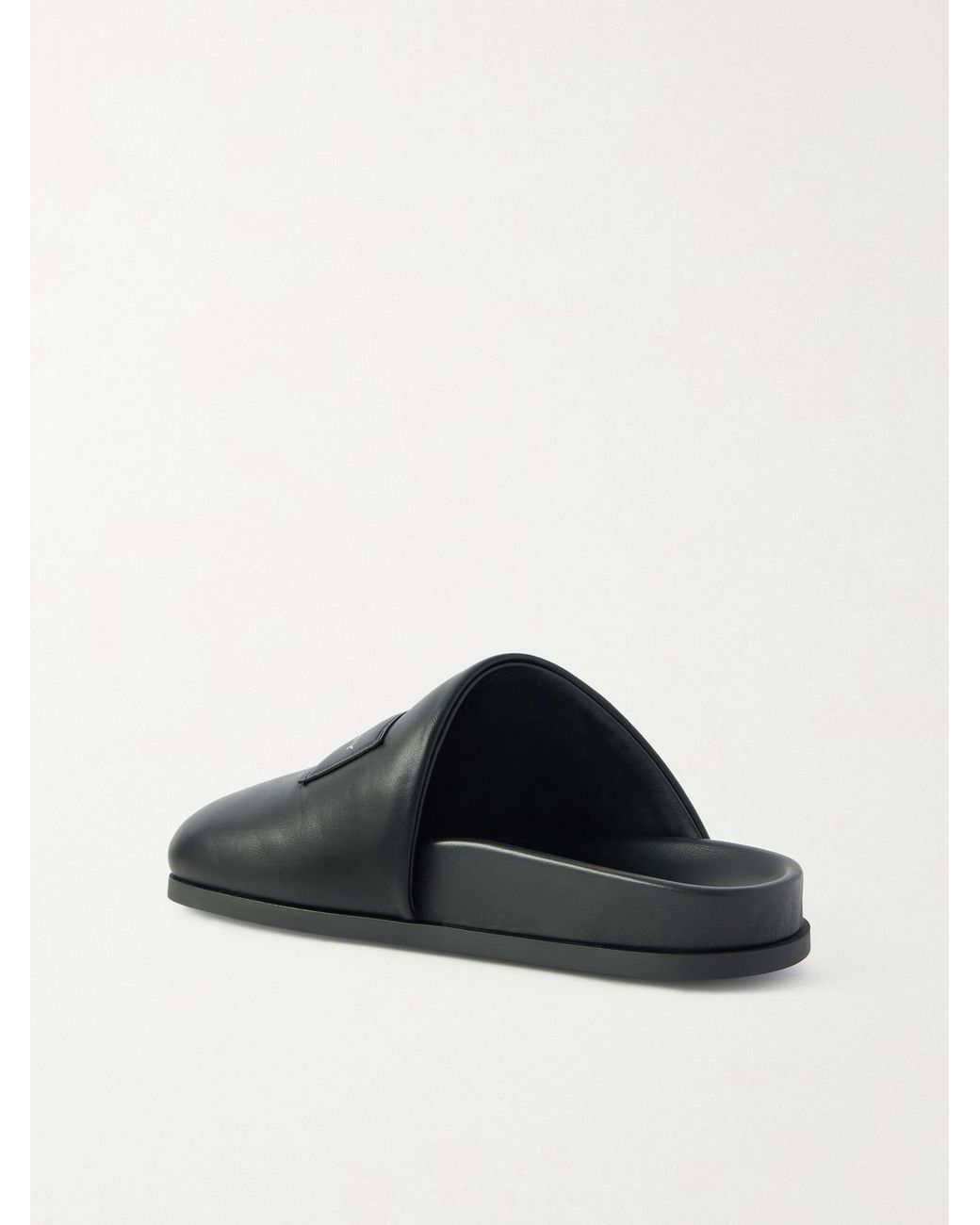 Givenchy Black Leather Mules