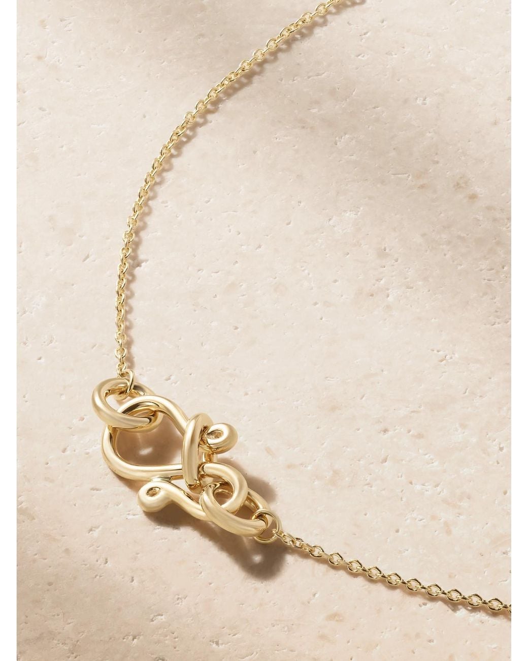 Sophie Bille Brahe Natural Lucia 18-Karat Recycled Diamond Necklace