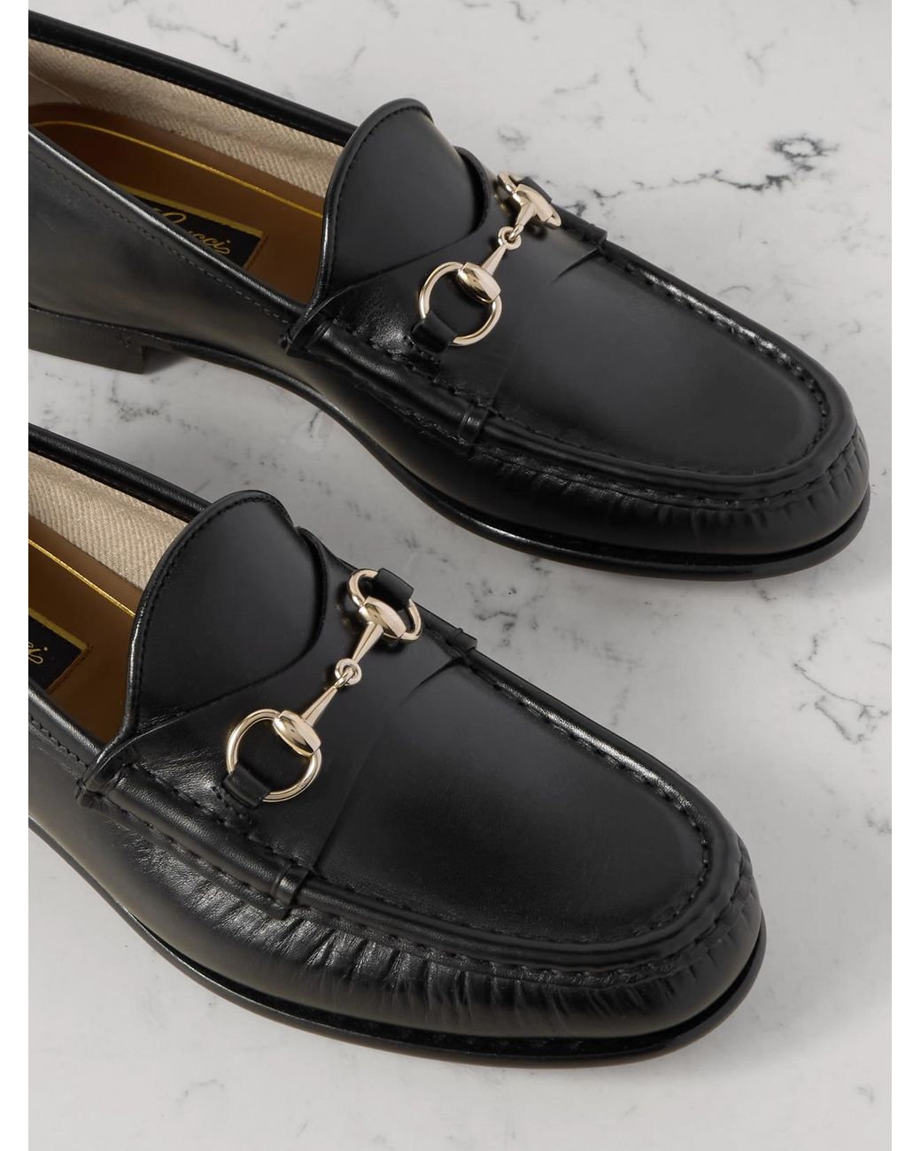 Gucci Black Horsebit 1953 Leather Loafers