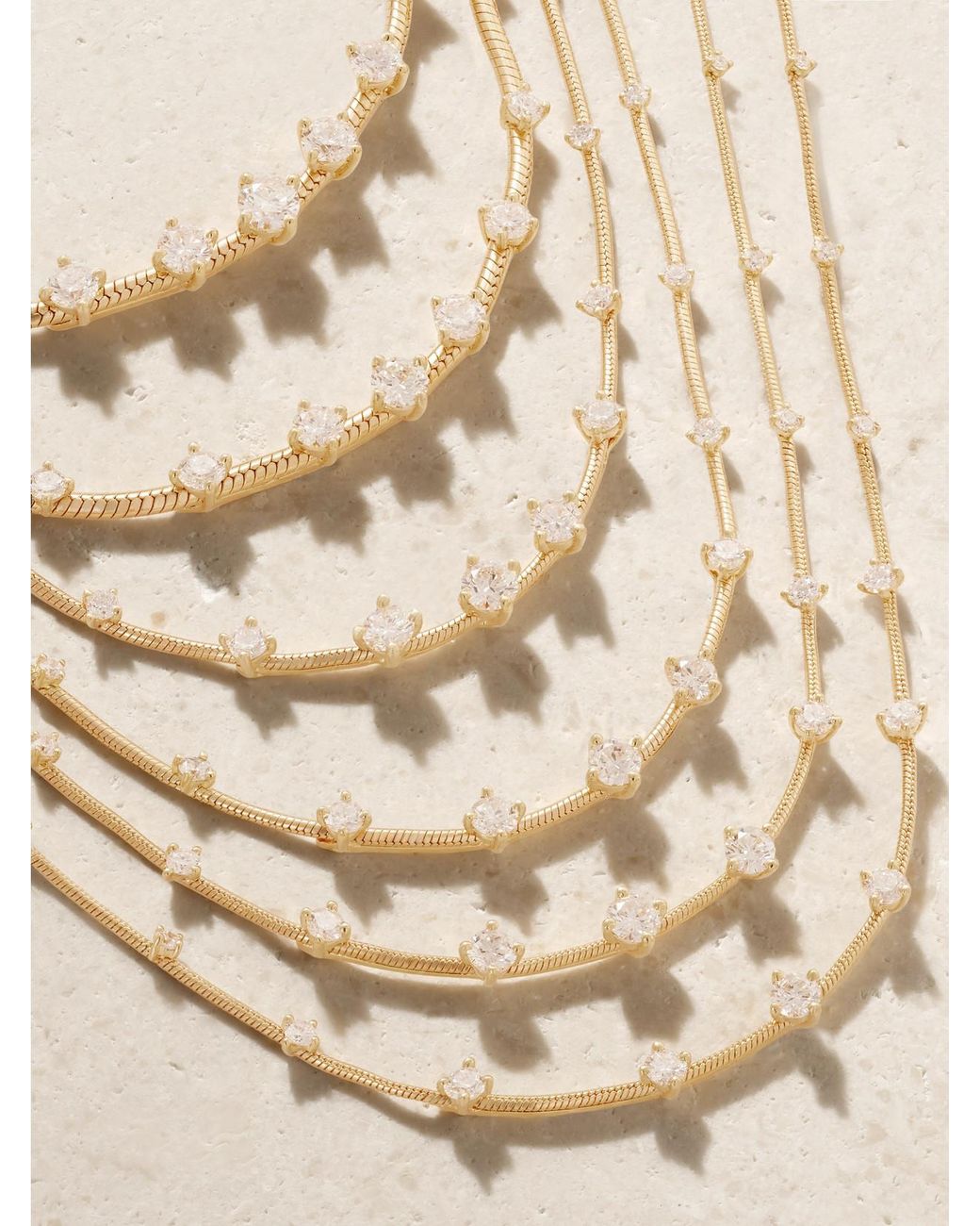 Fernando Jorge Natural Parallel 18-Karat Diamond Necklace