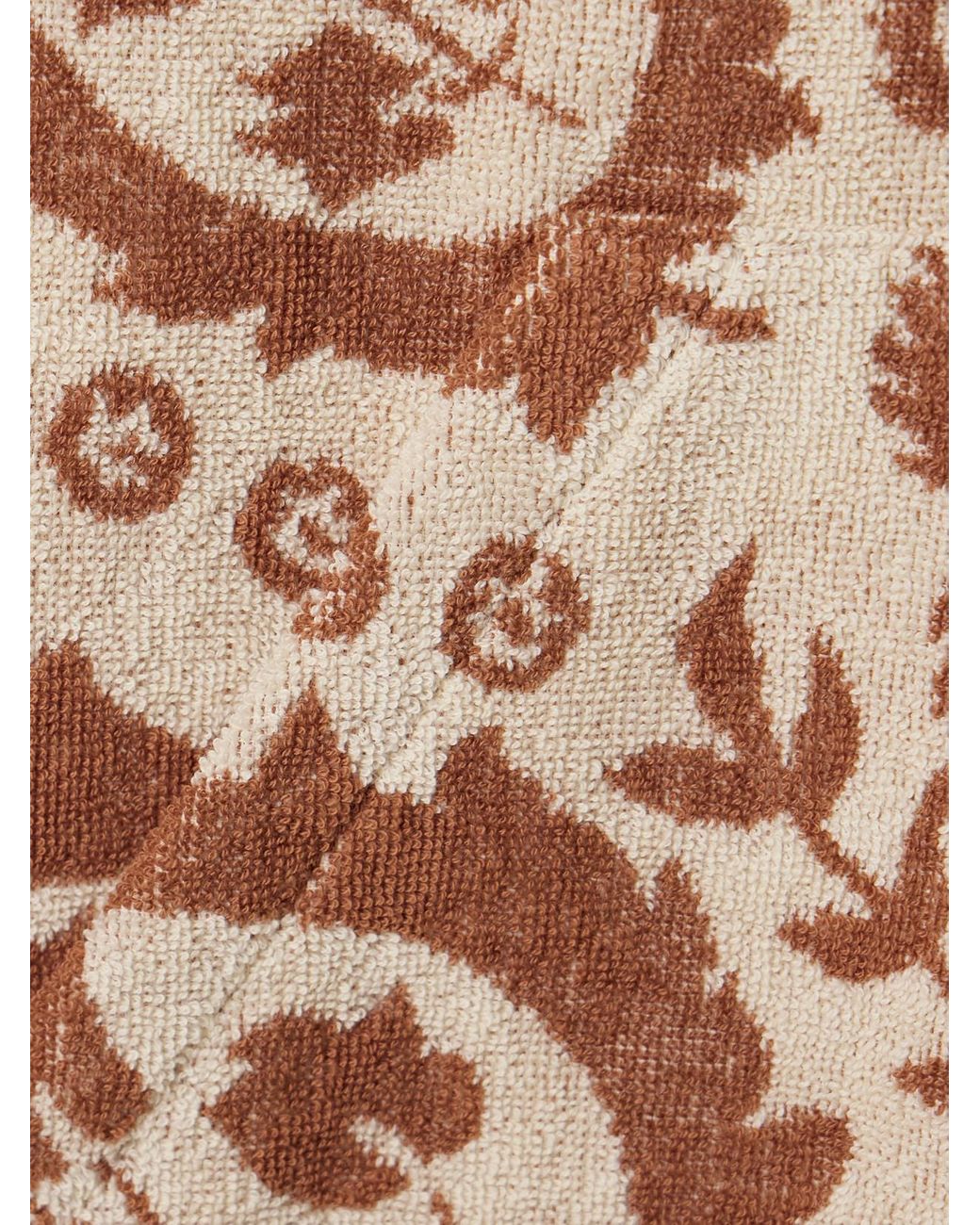 Zimmermann Wylie Hooded Frayed Cotton-Terry Jacquard Mini