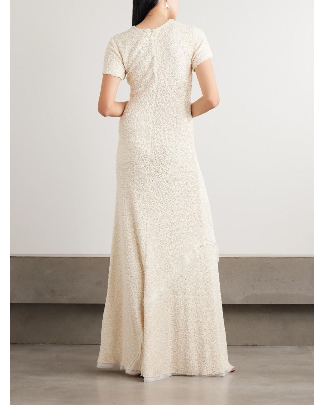 chinese dress ladies ALLURE BOUCLE MAXI DRESS – Aclosy