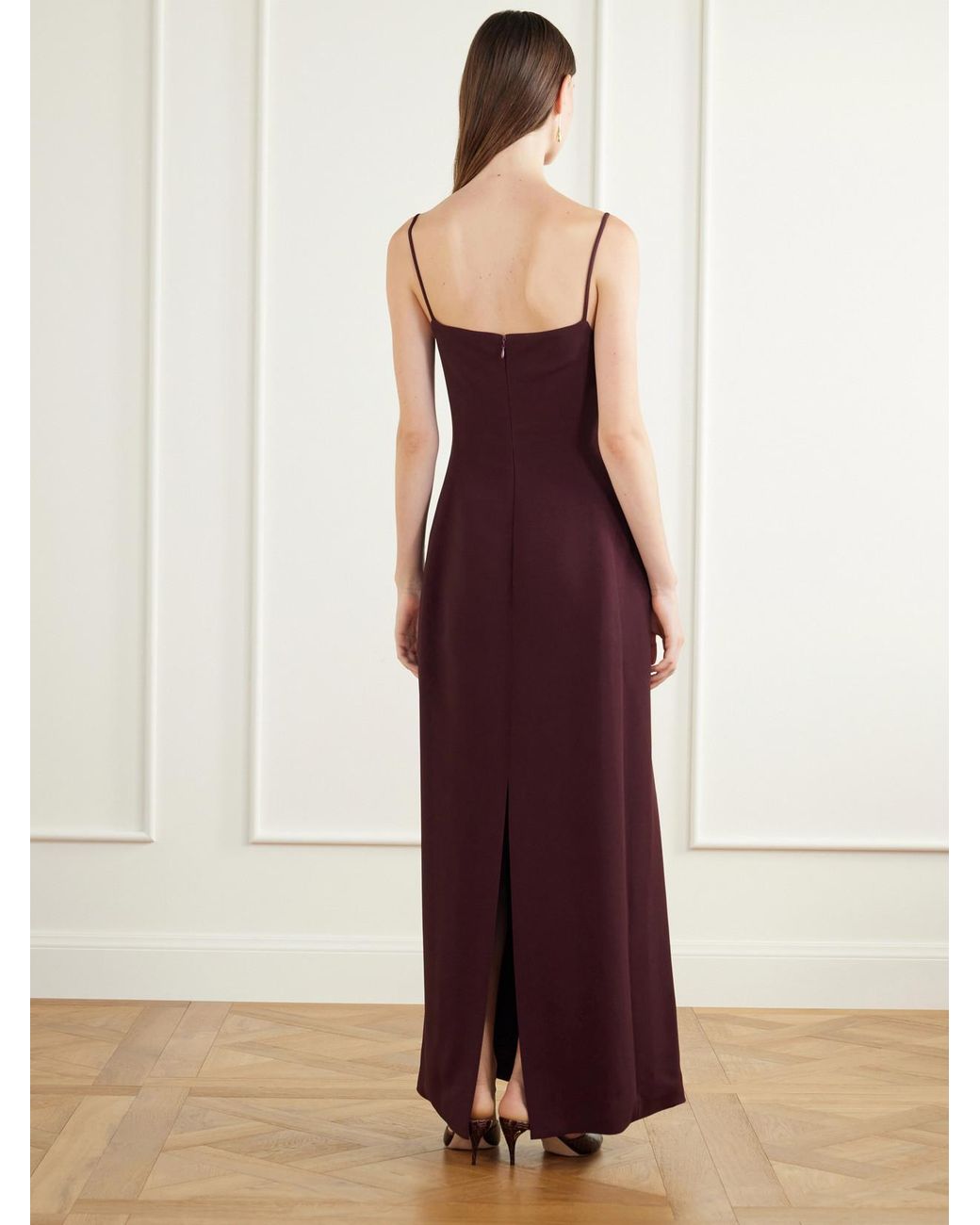 FFORME Purple Lorena Crepe Maxi Dress