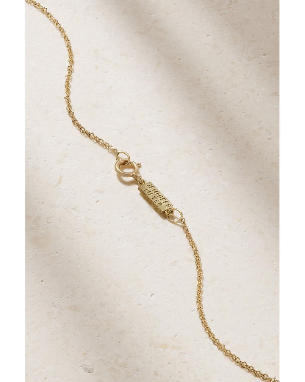 Jennifer Meyer Natural Open Heart 18-Karat Necklace