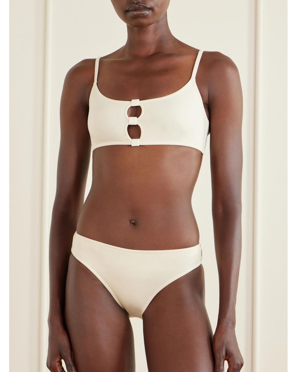 Eres Natural Clap Embellished Bikini Briefs