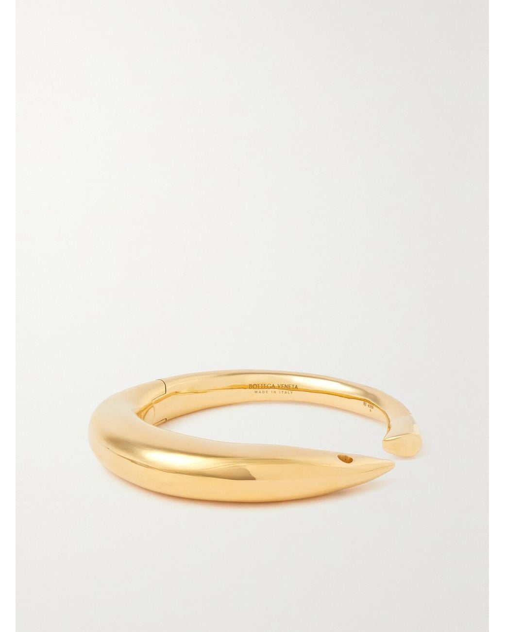 Bottega Veneta Natural Vermeil Cuff
