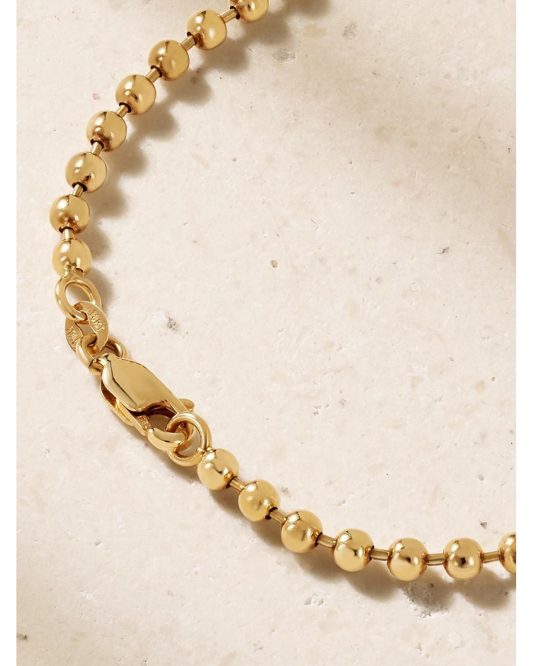 Anita Ko Natural 18-Karat Emerald Beaded Necklace