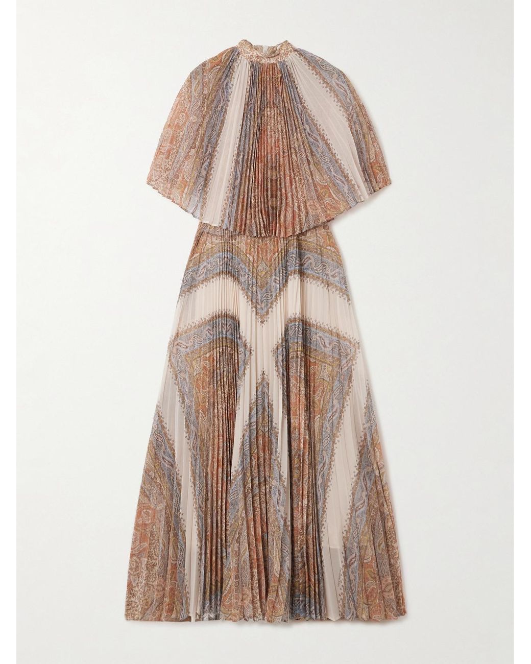 zimmermann illustration sunray midi dress Dawning Sunray printed midi dress in multicoloured - Zimmermann