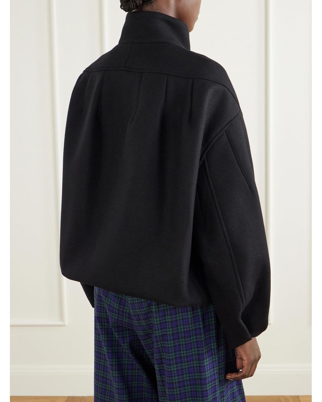 Dries Van Noten Black Wool-Twill Jacket