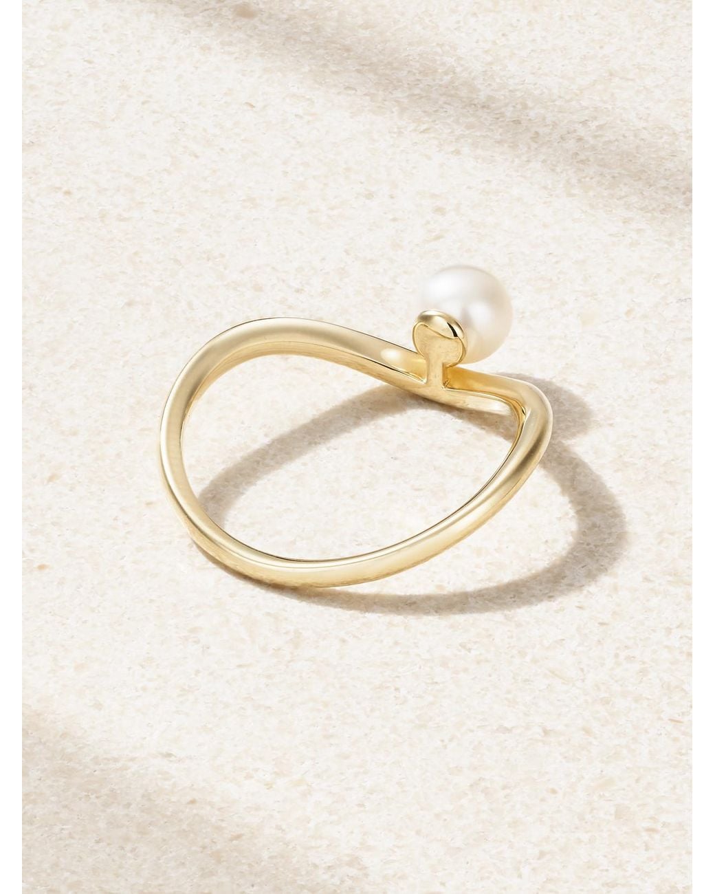 Mizuki Natural 14-Karat Pearl Ring
