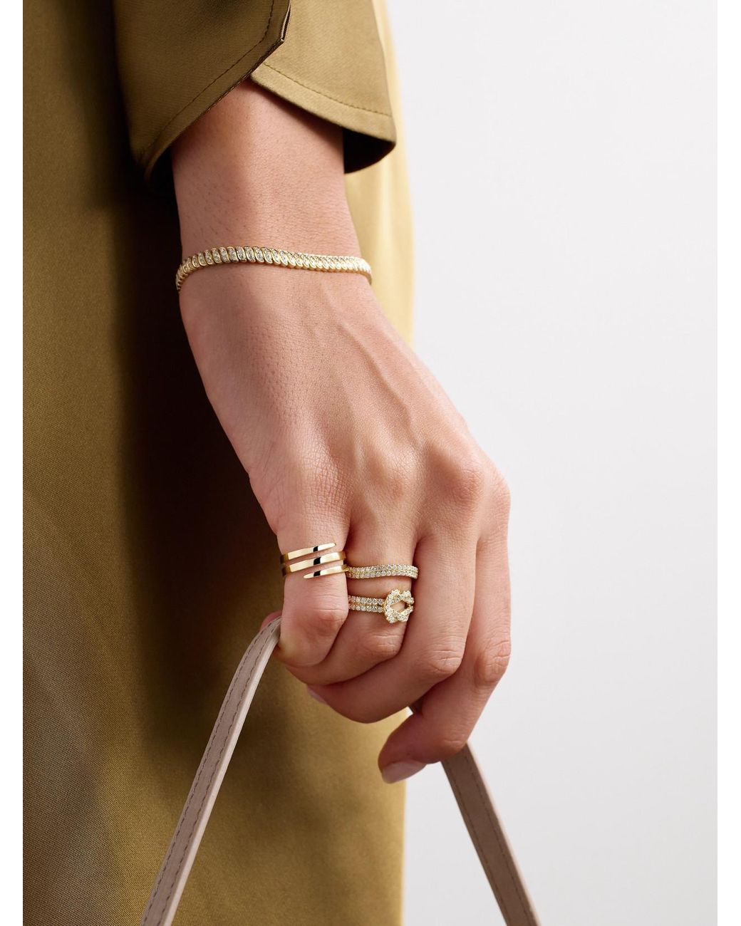 Anita Ko Natural Coil 18-Karat Pinky Ring