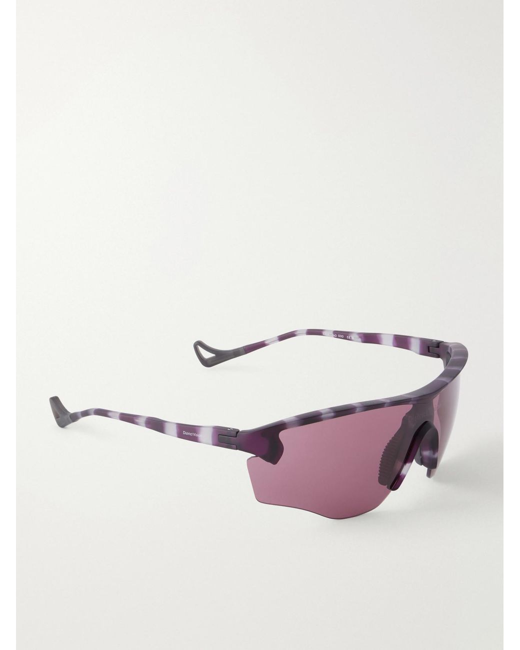 District Vision Purple Junya Racer D-Frame Polycarbonate Sunglasses