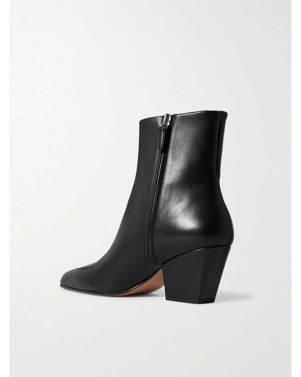 Paris Texas Black Jane Leather Ankle Boots