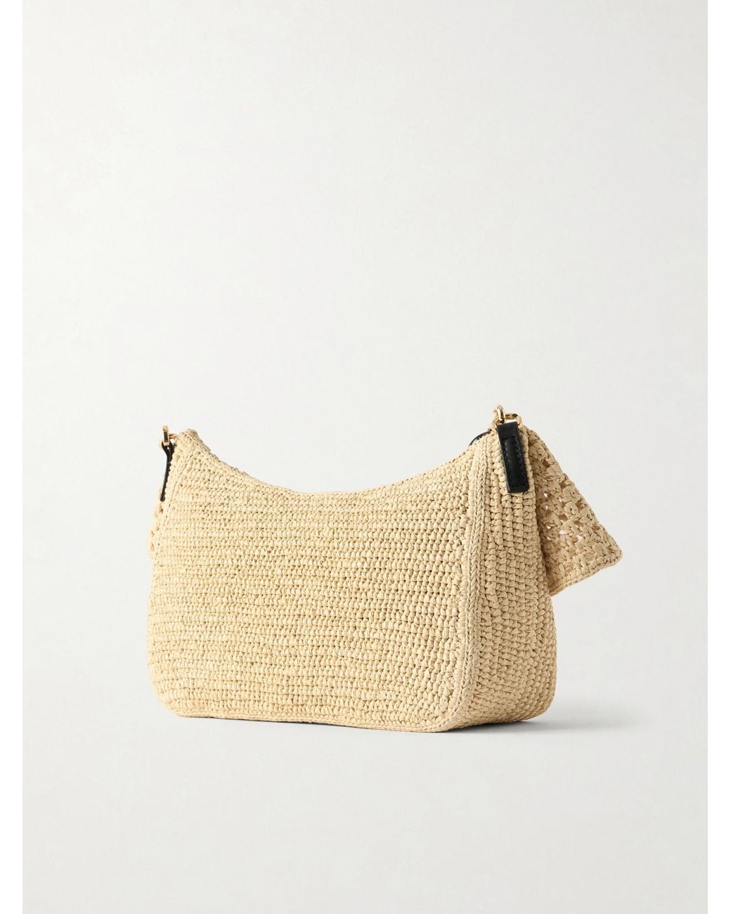 Loewe Natural Paula's Ibiza Ola Medium Embellished Raffia Shoulder Bag