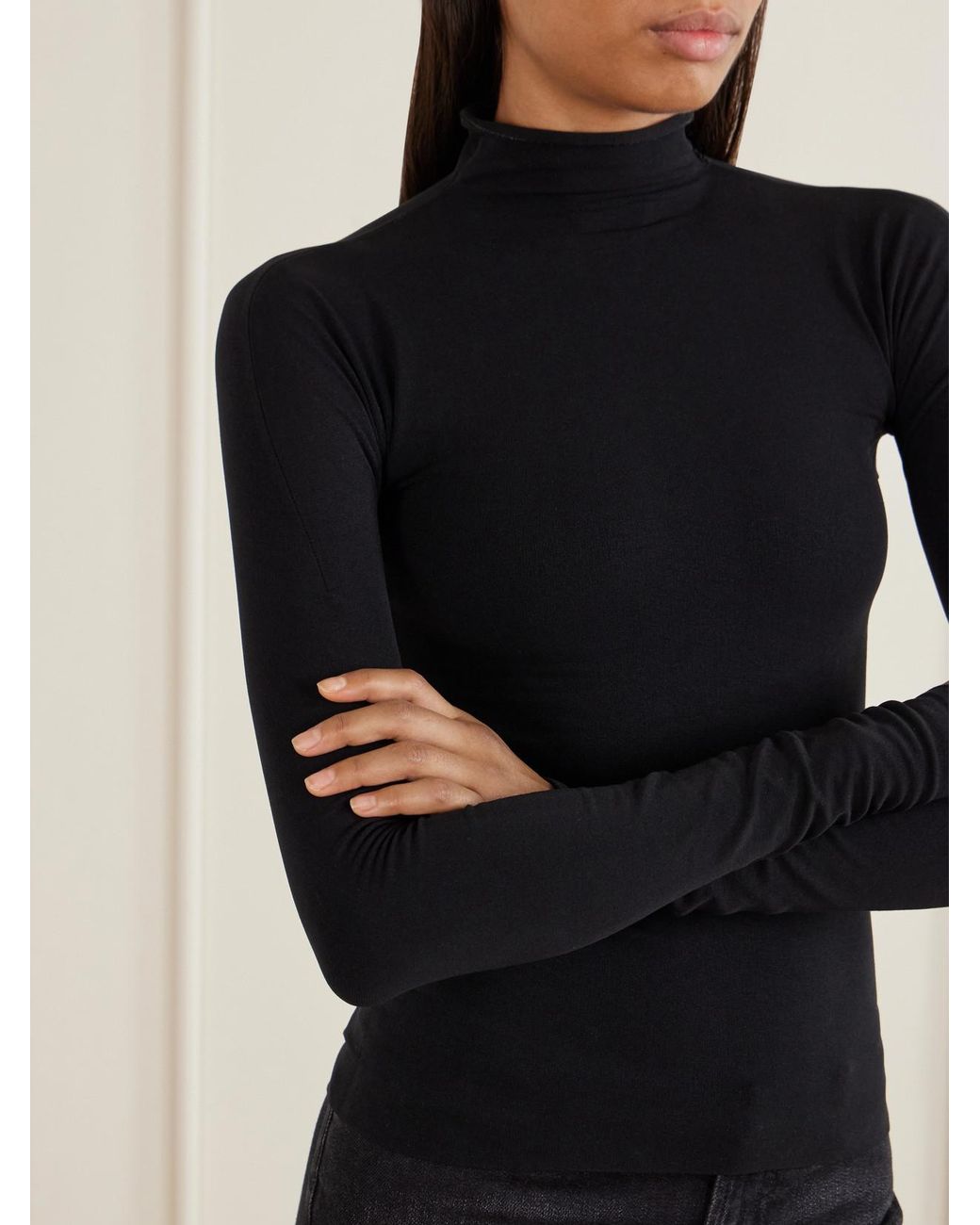 Gucci Blue Stretch-Jersey Sweater