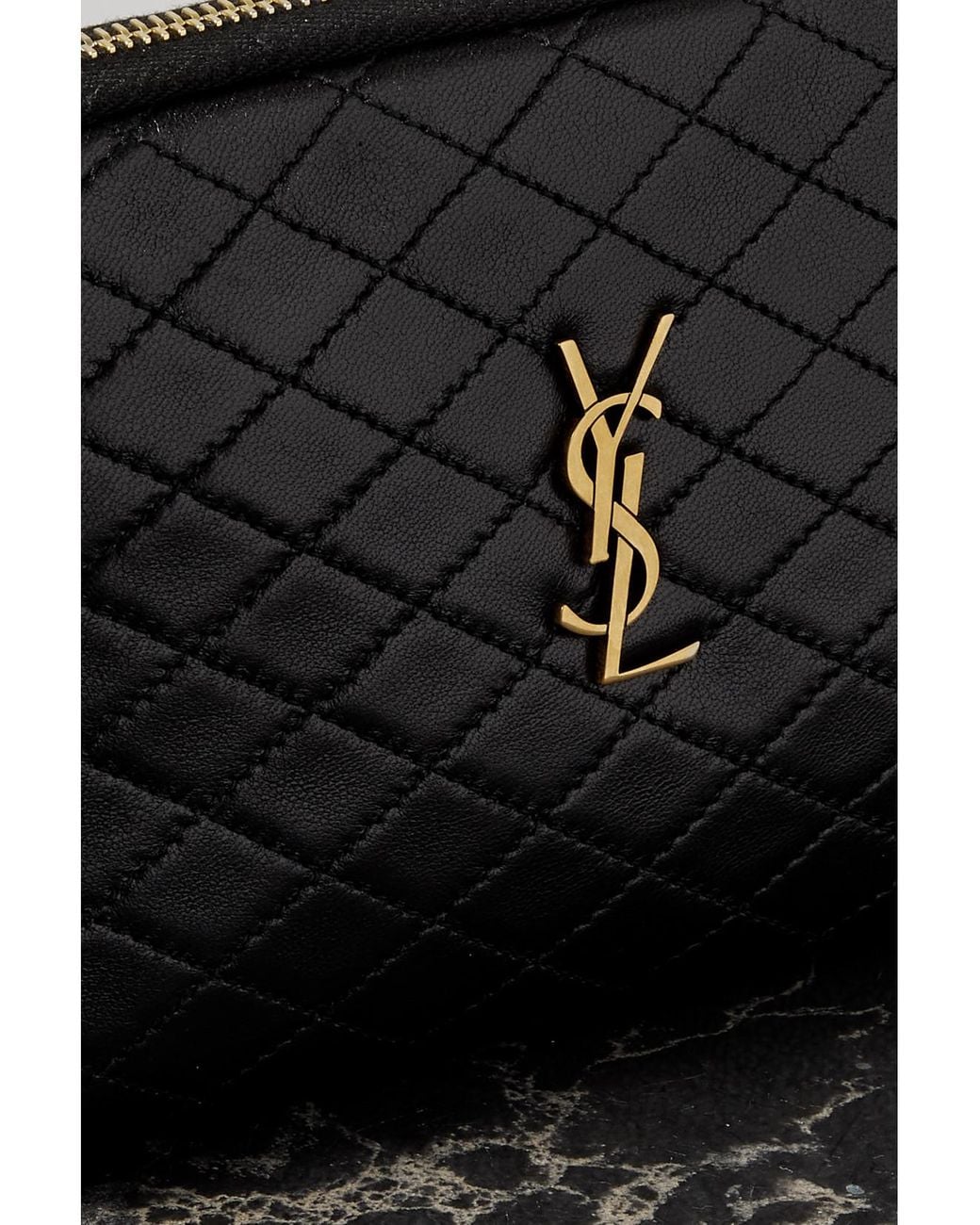 Saint Laurent Black ‘Gaby’ Shoulder Bag