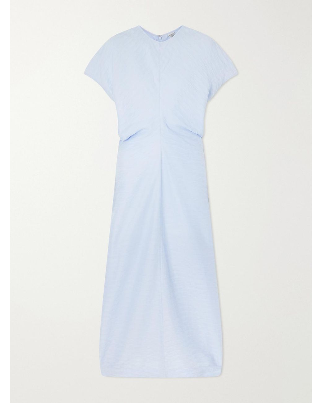 Totême Blue Woven Maxi Dress