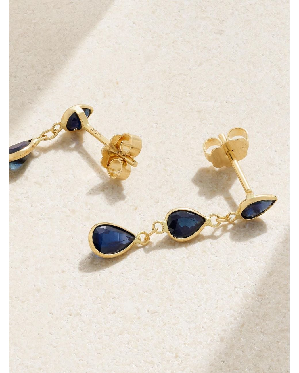 JIA JIA Natural Chakra Sapphire Earrings