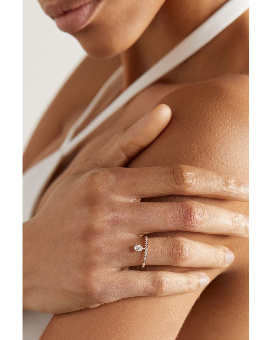 Anita Ko Natural Duchess 18-Karat Rose Diamond Eternity Ring