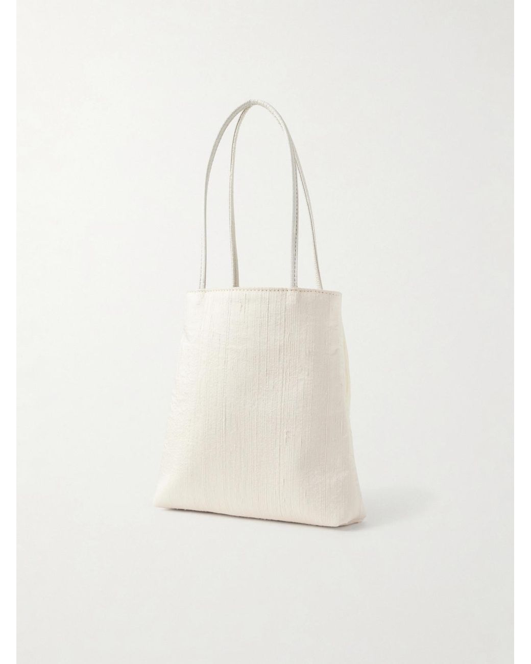 Le Sundial Natural Le Salon Tasseled Dupioni Clutch