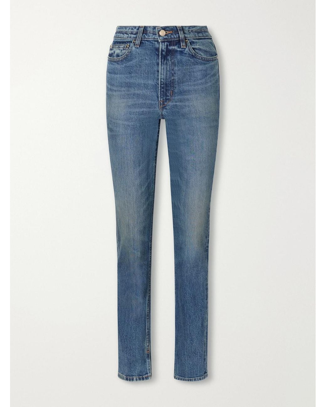RÙADH Blue The Cecile Slim High-Rise Jeans