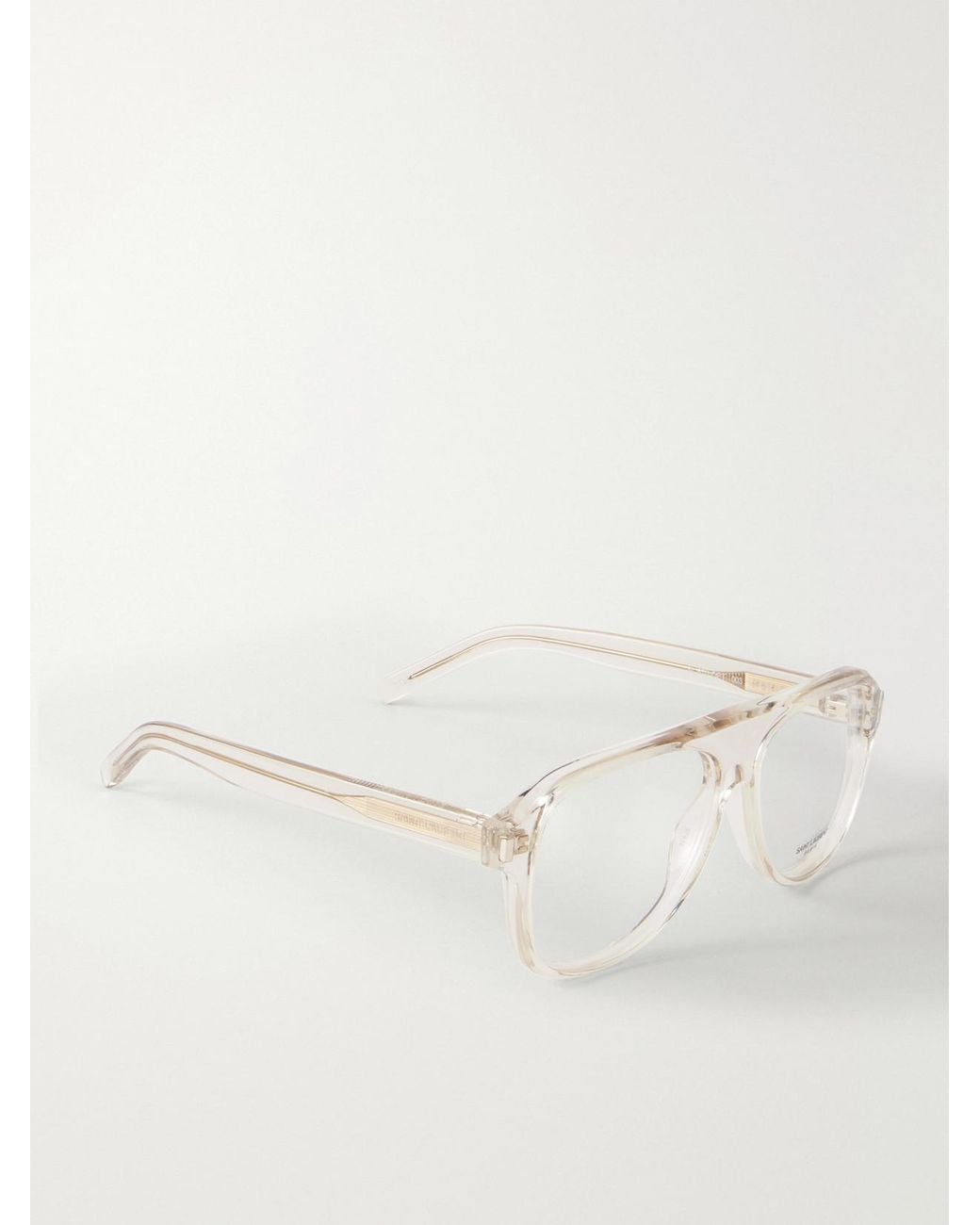 Saint Laurent Natural Sl 970 Opt Aviator-Style Recycled-Acetate Glasses