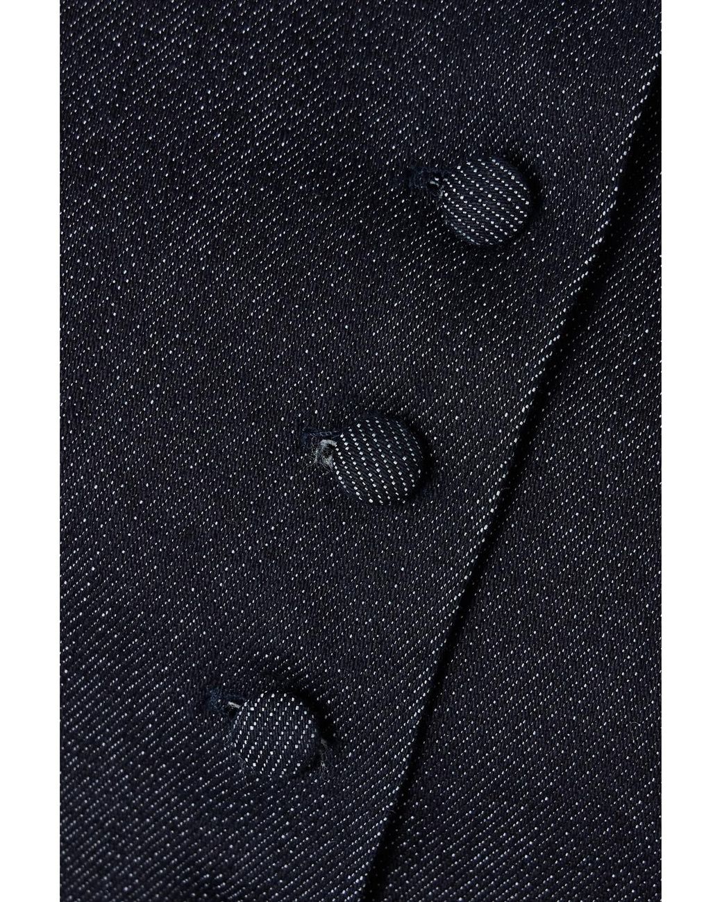 D'Estree Blue Amoako Denim Peplum Jacket