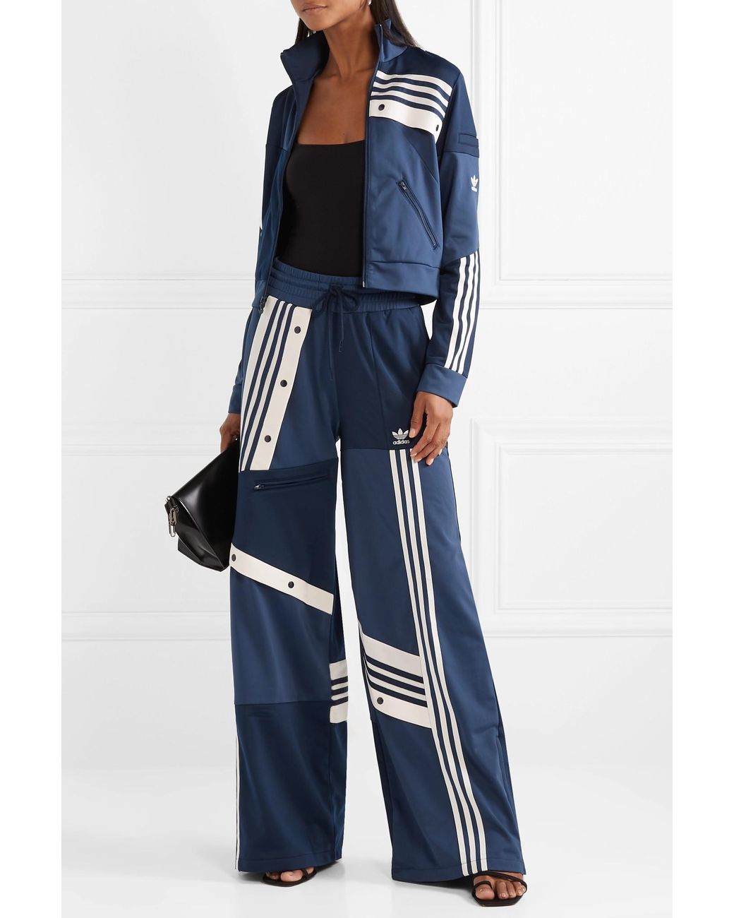 adidas X Danielle Cathari Deconstructed Track Pants In Navy