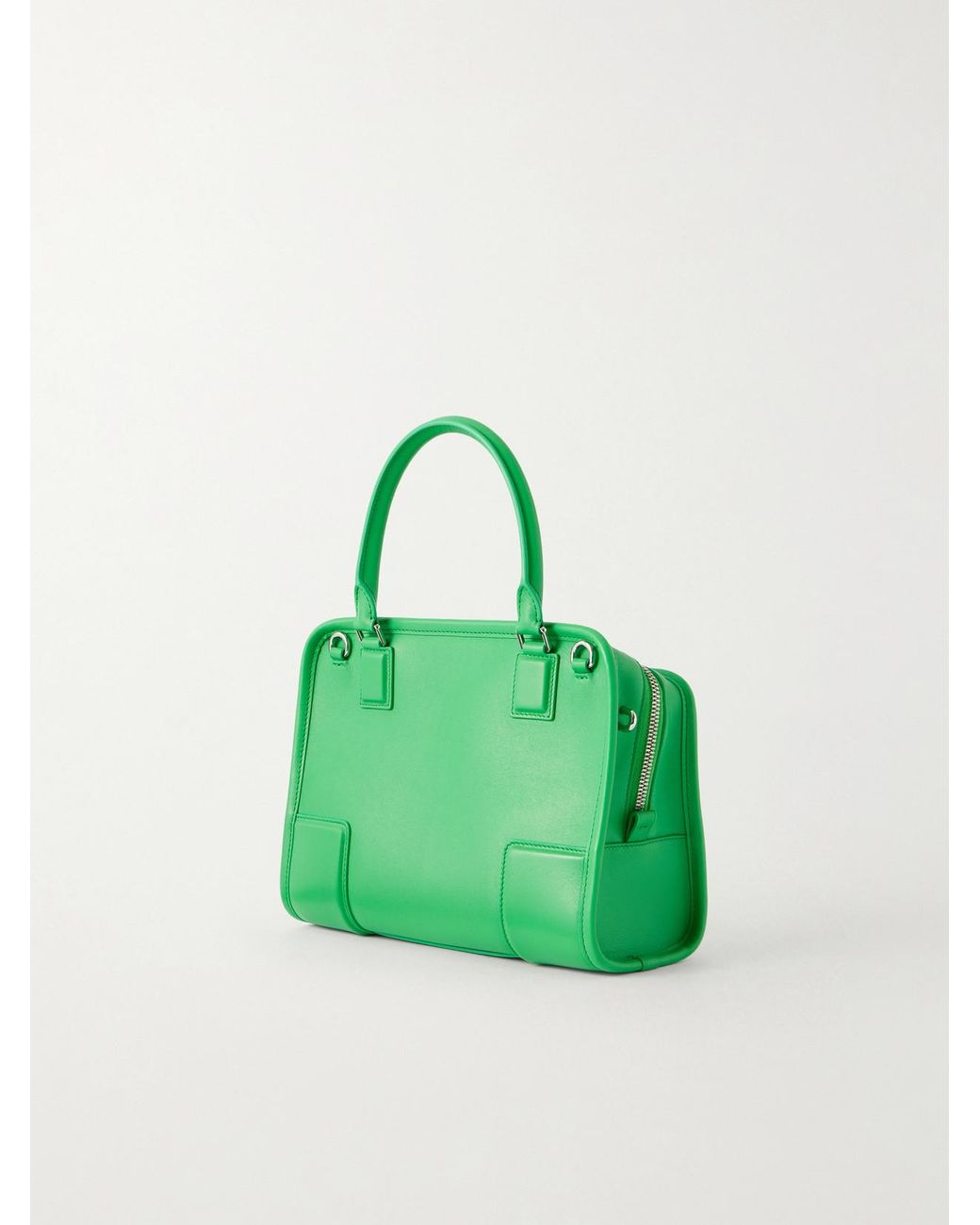 Loewe Green Amazona 180 Small Leather Top-Handle Bag