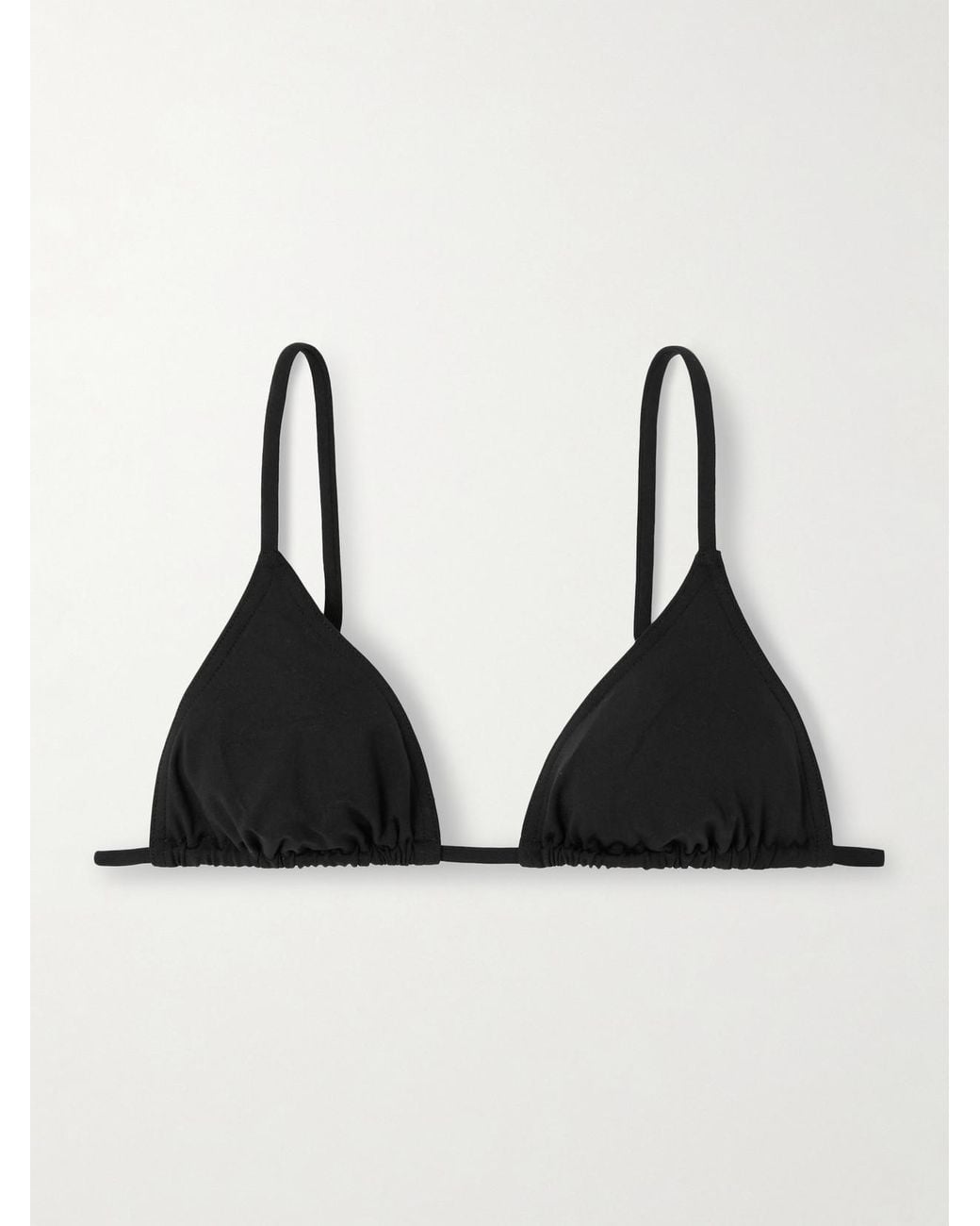 Eres Black Les Permanents Mouna Triangle Bikini Top