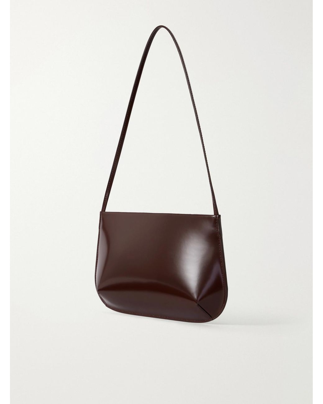 Faune Brown Bra Leather Shoulder Bag
