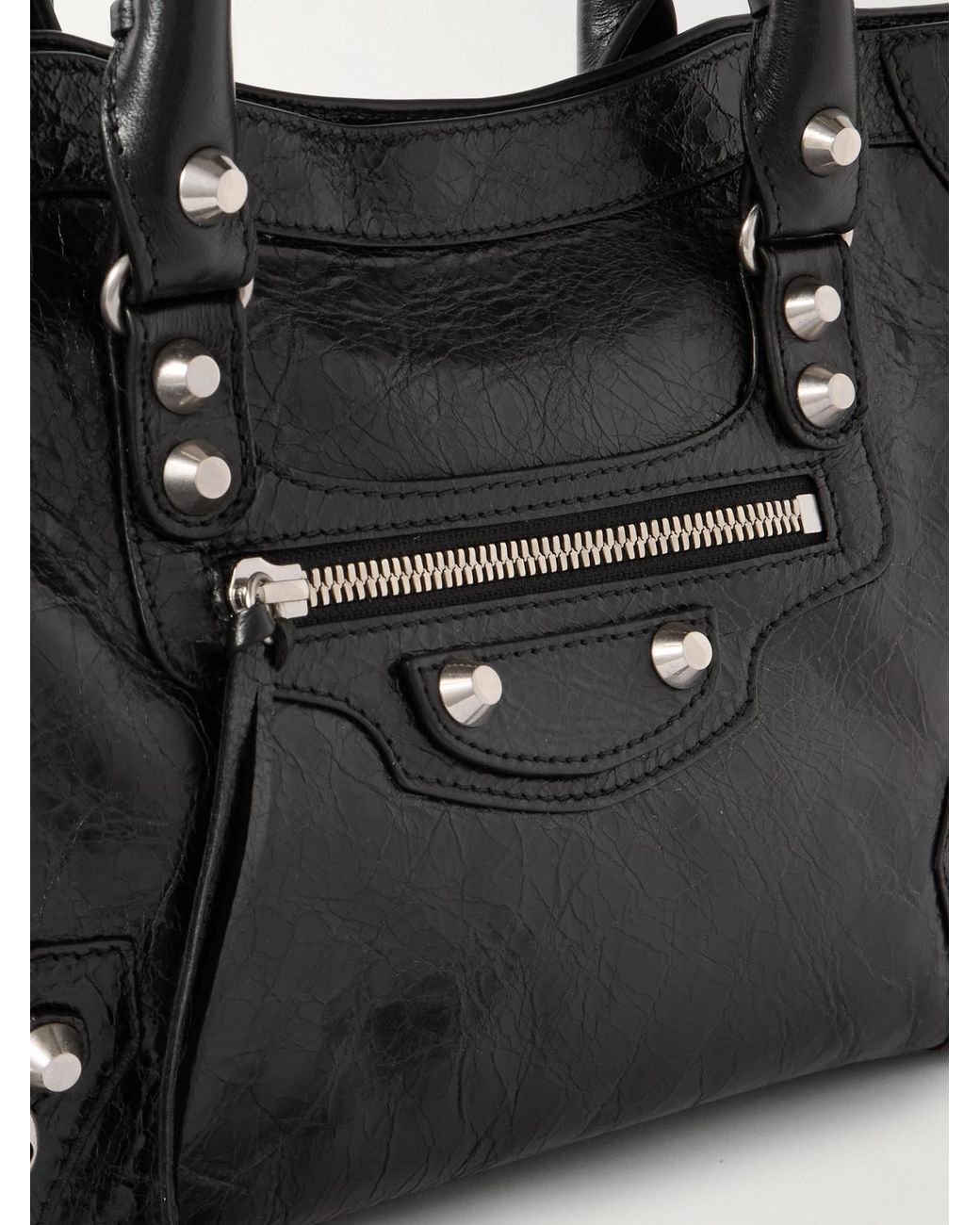 Balenciaga Black City Small Leather Handbag