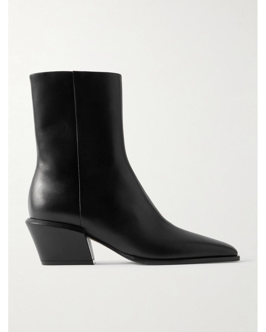 Paris Texas Black Bettina 50 Leather Ankle Boots