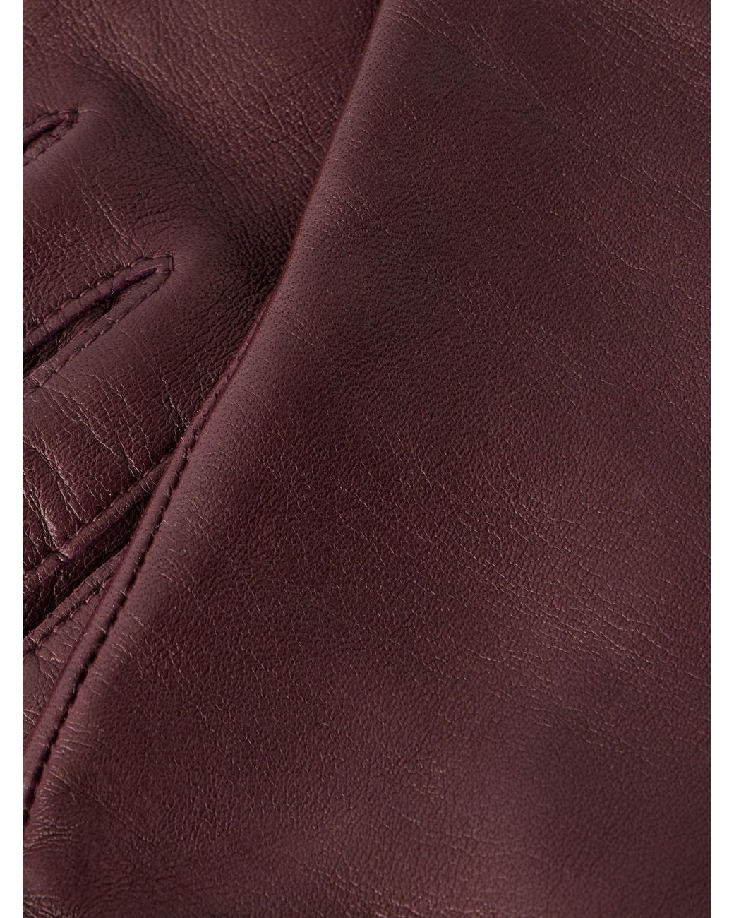 Zimmermann Purple Leather Gloves